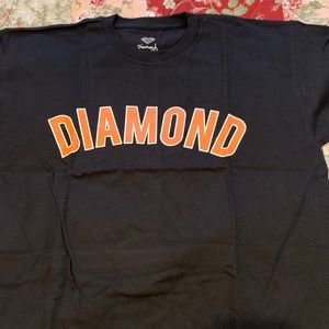 T shiert men size medían diamond